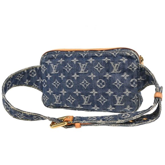 Louis Vuitton Blue Monogram Denim Bum Bag Waist Pouch M95347 SR2037 194818 - Picture 2 of 11